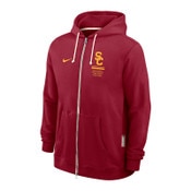 USC Trojans Men's Nike Cardinal SC Interlock Dri-FIT Sideline Full Zip Hoodie